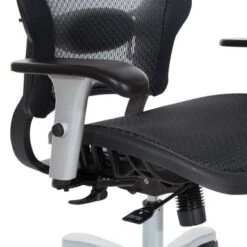 Big & Tall Ergonomic Chair With Aluminum Base - Black Silver -Office Storage Sales 0022f363 f133 468c b756 ade307272211