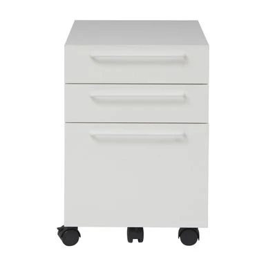 Rye Studio 3-drawer Swift Mobile Pedestal - Black 11 Rye Studio 3-drawer Swift Mobile Pedestal - Black - Image 11