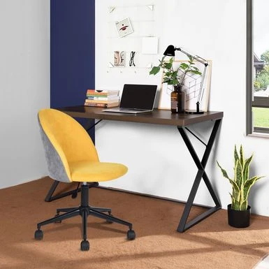 Porch & Den Two-tone Micro-suede Upholstery Home Office Task Chair - N/A - Blue 2 Porch & Den Two-tone Micro-suede Upholstery Home Office Task Chair - N/A - Blue - Image 2