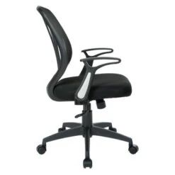 Office Chair With Flip Arms And Silver Accents - Purple -Office Storage Sales 0348305c 1a11 4309 a11b dd677998b60e