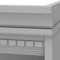 Fairview Antique White 5-shelf Bookcase - Antique - Shiplap Gray/Pure White -Office Storage Sales 03492b2f 2548 43d5 81b2 d47917361007