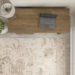 Bush Furniture Yorktown Home Office Desk In Antiqu - Antique Cherry -Office Storage Sales 0544534a ccbe 40d0 929a 6b5419bdc8b8