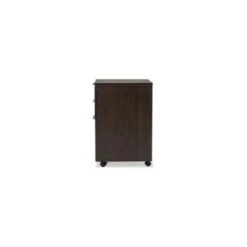 Rye Studio Everest Collection Mobile Filing Cabinet - Brown -Office Storage Sales 055436b9 44fc 4c76 8331 0245670bddfe