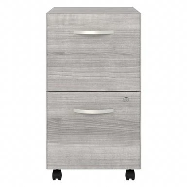 Studio A 2 Drawer Mobile File Cabinet By Bush Business Furniture - Storm Gray 5 Studio A 2 Drawer Mobile File Cabinet By Bush Business Furniture - Storm Gray - Image 5