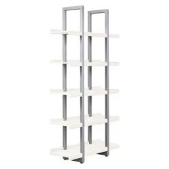 Rye Studio Tivoli Contemporary Open Bookcase With 5 Shelves - Espresso 17 Rye Studio Tivoli Contemporary Open Bookcase With 5 Shelves - Espresso -Office Storage Sales 077130c8 df72 461a a1cd af61a52e0398
