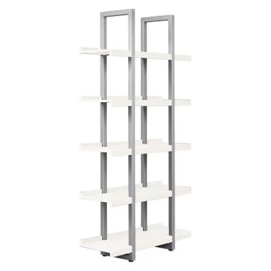 Rye Studio Tivoli Contemporary Open Bookcase With 5 Shelves - Espresso 7 Rye Studio Tivoli Contemporary Open Bookcase With 5 Shelves - Espresso - Image 7