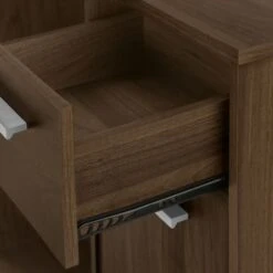 Computer Desk/ Home Office/ Corner/ Storage Drawers/ 46"L/ L Shape/ Work/ Laptop/ Laminate/ Walnut/ Contemporary/ Modern -Office Storage Sales 0784ff71 dbad 41a0 8149 078afeb63183