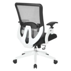 White Vertical Mesh Back Managers Chair - White/Black -Office Storage Sales 07f73d63 aee5 4d7b a5ea b90bc90e221f