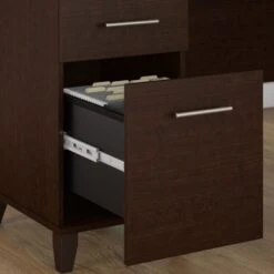 Bush Furniture Somerset 72W Office Desk With Hutch In Ash Gray - Mocha Cherry -Office Storage Sales 08ccd6a2 baf2 4fef bcb7 a9eccf030dc2