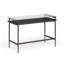 Eaton Desk - Brass 36" With Faux Marble Shelf -Office Storage Sales 0984377d 44c6 4989 bd24 eec4fd69c371