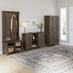 Salinas Accent Storage Cabinet By Bush Furniture - Grey -Office Storage Sales 0999be8f 6d45 4c6f 8d33 c4c0e8af7acb