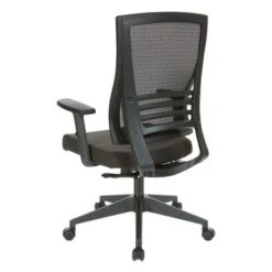 Mesh Back Office Chair With Black Frame - Polyester/Fabric -Office Storage Sales 09e9e02d 2761 452c 8b2c 49326872c1b4
