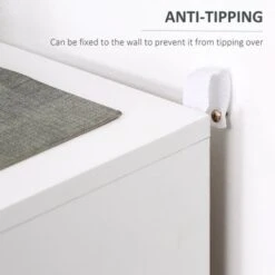 HOMCOM Buffet Cabinet, Storage Sideboard With Adjustable Shelf, Free Standing 2-Door Kitchen Cupboard, Hallway, Grey - Grey - Legal 15 HOMCOM Buffet Cabinet, Storage Sideboard With Adjustable Shelf, Free Standing 2-Door Kitchen Cupboard, Hallway, Grey - Grey - Legal -Office Storage Sales 0a47fa35 b687 4c73 b070 03576ab84b52