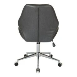 Chatsworth Faux Leather Office Chair With Chrome Base - Saddle -Office Storage Sales 0b17be1f de74 446b bc70 e321eb58fc6c
