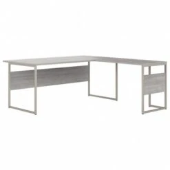 Hybrid 72W X 36D L Shaped Table Desk By Bush Business Furniture - Storm Gray -Office Storage Sales 0b87c489 d72a 41c5 8244 d9a2d76601b7