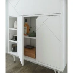 Nexera Slim Secretary Desk - Matte - Multi -Office Storage Sales 0bc4de49 26bd 4285 b7ea 855200bc98a6