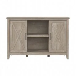 Key West Accent Cabinet With Doors By Bush Furniture - Washed Gray -Office Storage Sales 0c3d29e9 b6e9 4cb9 a55f 0007edaa88ba