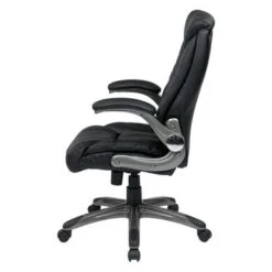 Faux Leather Mid-Back Office Chair - Black -Office Storage Sales 0c5c95bf deb3 4eea 983e 8e21451da8bd