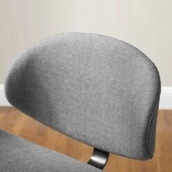 Madonna Mid-century Adjustable Office Chair By Corvus - Black - Walnut Finish -Office Storage Sales 0cba5955 4a2f 4e8b 913b d27aa93250b6