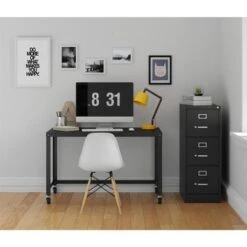 Hirsh 22-in Deep 3 Drawer, Letter Width, Vertical File Cabinet - Beige -Office Storage Sales 0e144995 6ede 4f76 955a b71e049cdee8