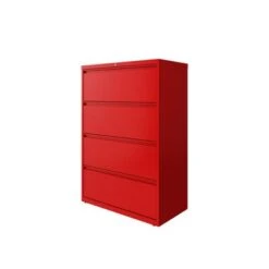 Hirsh 36 In Wide, 4 Drawer, HL8000 Series, Lava Red - Red -Office Storage Sales 0f5ff227 da60 49a5 b663 9b27144dabb4