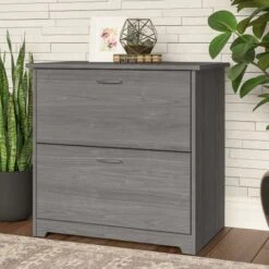 Cabot 2 Drawer Lateral File Cabinet By Bush Furniture - Modern Gray