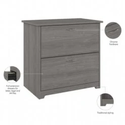 Cabot 2 Drawer Lateral File Cabinet By Bush Furniture - Modern Gray -Office Storage Sales 10537da5 fe80 4f72 96a0 e115cd86ef26