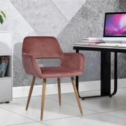 Carson Carrington Scandinavian Side Office Task Chair - Yellow/Velvet -Office Storage Sales 13ef639c 1038 4619 8d65 caf4b180ac9c