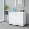 Easy Office 2 Drawer Lateral File Cabinet By Bush Business Furniture - White
