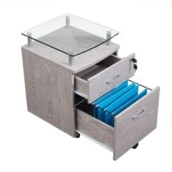 Porch & Den Capilano Glass Top Rolling File Cabinet - Graphite 23 Porch & Den Capilano Glass Top Rolling File Cabinet - Graphite -Office Storage Sales 15f5d70e 6a1e 40c9 88b2 1fdf71f970cc