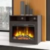 400 Series 32W Electric Fireplace By Bush Business Furniture - Storm Gray