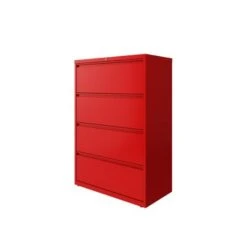 Hirsh 36 In Wide, 4 Drawer, HL8000 Series, Lava Red - Red -Office Storage Sales 186f84d2 3649 409d 973f 2826c70854ef