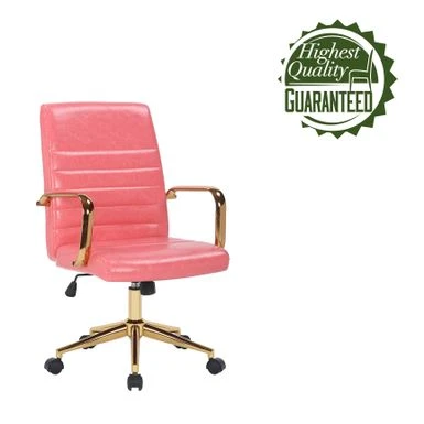 Porthos Home Franco Swivel Office Chair, PU Leather, Roller Wheels - Brown 14 Porthos Home Franco Swivel Office Chair, PU Leather, Roller Wheels - Brown - Image 14