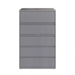 Hirsh 42 In Wide, 5 Drawer, HL8000 Series, Arctic Silver - Grey -Office Storage Sales 1936fcee ad23 4d5c 8abf 920b0786bcf6