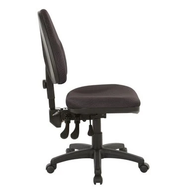 Work Smart Dual Function Fabricated Ergonomic Office Chair - Icon Black 19 Work Smart Dual Function Fabricated Ergonomic Office Chair - Icon Black - Image 19