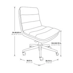 Legacy Office Chair In Faux Leather With Gold Base - Cream -Office Storage Sales 1b68445e 1b1a 4e3a b458 6ac4accc3d4b