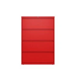 Hirsh 36 In Wide, 4 Drawer, HL8000 Series, Lava Red - Red -Office Storage Sales 1c3d8d70 5f3c 4977 aeca 9d30885a68d4