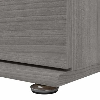 Universal Storage Cabinet With Drawers By Bush Business Furniture - Platinum Gray 9 Universal Storage Cabinet With Drawers By Bush Business Furniture - Platinum Gray - Image 9