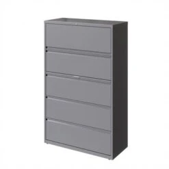 Hirsh 42 In Wide, 5 Drawer, HL8000 Series, Arctic Silver - Grey -Office Storage Sales 1ed4a27b 066b 4604 adcf d936ea6f9687