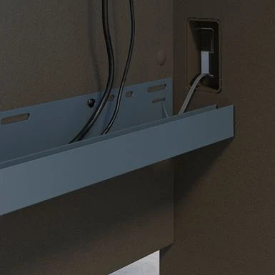 Bush Business Series A 48W Corner Desk With Mobile File Cabinet In Oak - Slate/White Spectrum 7 Bush Business Series A 48W Corner Desk With Mobile File Cabinet In Oak - Slate/White Spectrum - Image 7