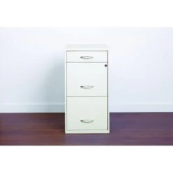 Space Solutions 18" Deep 3 -drawer Organizer File Cabinet, Off-White - Off-White -Office Storage Sales 21394dd4 9b52 4983 a969 6e1da2446fe4