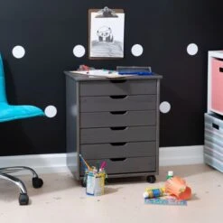 Carlisle Six Drawer Wide Roll Cart Grey -Office Storage Sales 230f89e9 5012 4f25 aedd dc9bdf4e9c97