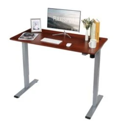 FlexiSpot 48"x24" Whole Piece Desktop Home Office Standing Desk Height Adjustabel Desk Computer Desk - Maple -Office Storage Sales 23df6d76 527d 4395 b7c1 828630b45105
