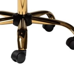 Baxton Studio Ravenna Contemporary Glam And Luxe Velvet Fabric And Gold Metal Swivel Office Chair - Aqua, Gold -Office Storage Sales 2446df05 3cb3 4466 bc72 2655fc7483c8