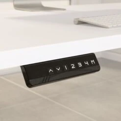 Move 60 Series Adjustable Height Standing Desk - Black Walnut/Cool Gray Metallic -Office Storage Sales 24a49bcc a18f 44ee 9dc4 e750f61506a7