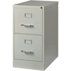 Lorell 2-drawer Security Vertical File - Letter - Grey -Office Storage Sales 24c479ba d47f 4191 ad0e 7988ee3dba1b