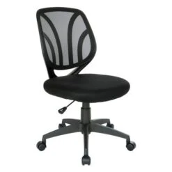 Work Smart Screen Back Armless Task Chair - Purple -Office Storage Sales 2699e665 eeb8 4596 b110 f4165dd107c0
