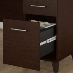 Somerset 71W L Shaped Desk With Hutch - Hansen Cherry -Office Storage Sales 2903640c 7417 4247 9496 1b713661d401