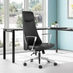 High Back Office Chair With Antimicrobial Fabric - Snow -Office Storage Sales 291be7e9 c341 4469 8f05 f202242cb88a