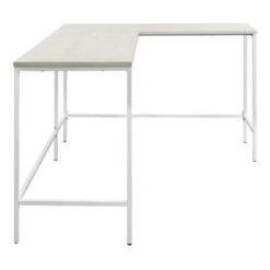 Contempo L-shaped Steel Desk - White -Office Storage Sales 29d08c90 c9ef 47b9 88f8 6cd4321662d1